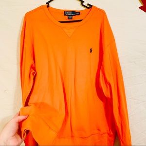 ORANGE POLO SWEATER (XXL)